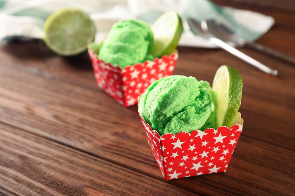 Grünes Smoothie Eis Mixer